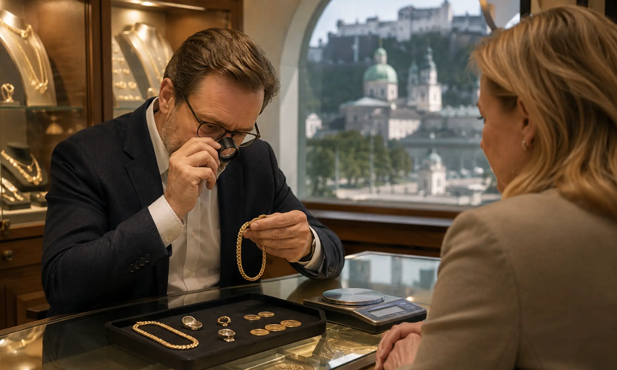 Feingehalt von Gold prüfen bei Schmuck Münzen und Goldbarren