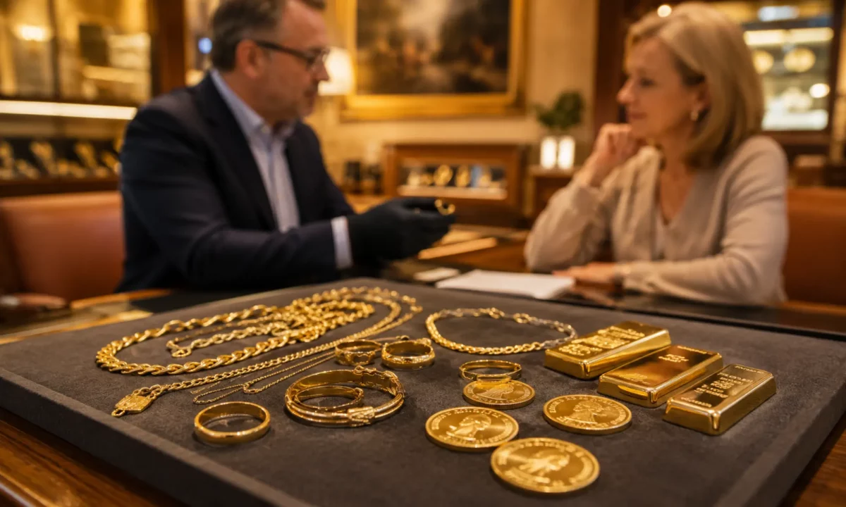 Goldschmuck verkaufen mit Bewertung von Ringen Ketten Armbändern und Anhängern